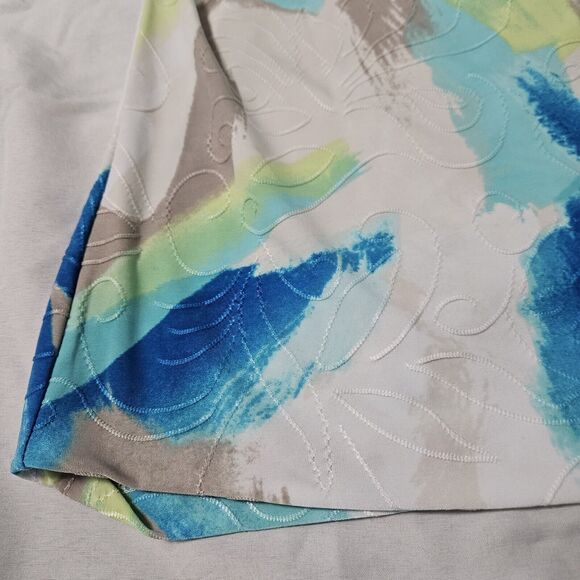 JM Collection Womens Blouse Multi-Color Size PM Polyester Blend Pullover Stretch - Picture 11 of 12